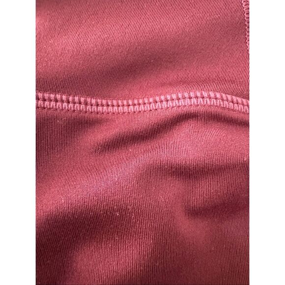 Oneractive timeless high-waisted leggings mulled wine women's medium regular len - Picture 3 of 4